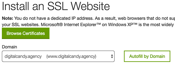 Godaddy install SSL on Cpanel