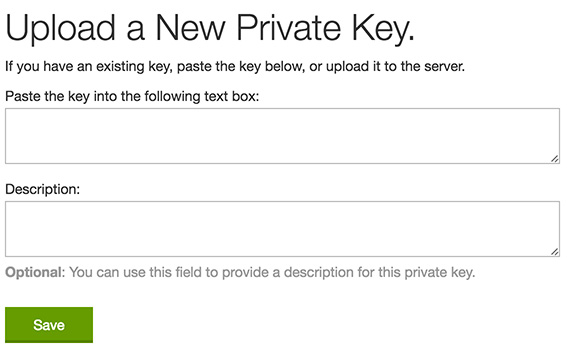 Godaddy-upload-private-SSL-key